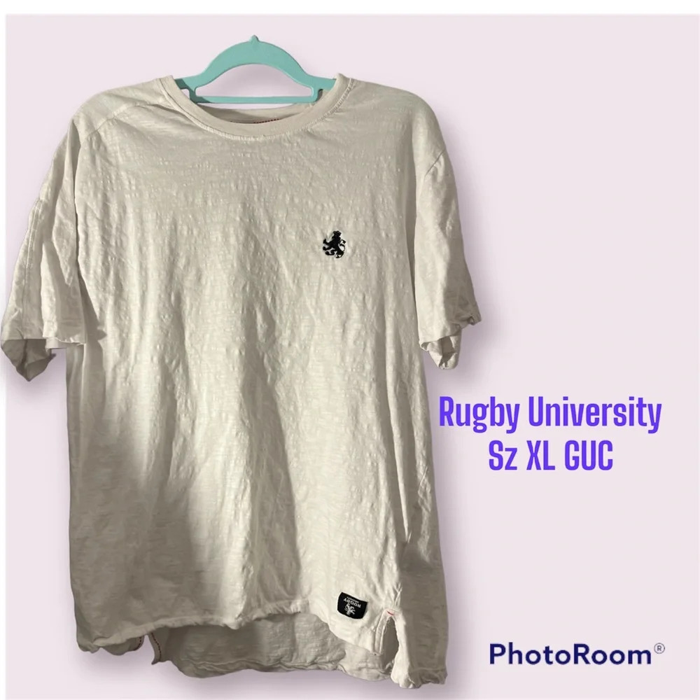 Free w/ bundle purchase White Rugby University T-Shirt